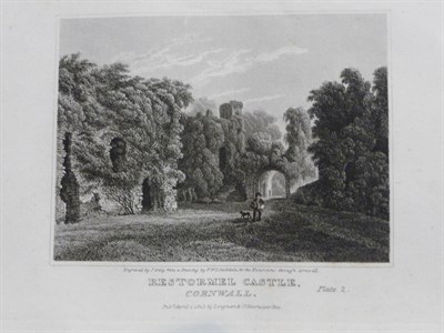 Lot 140 - Stockdale (F.W.L.) Excursions in the County of Cornwall .., 1824, engraved title, 49 engraved...