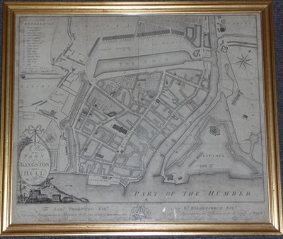 Lot 155 - Thew (Robert) A Plan of the Town of Kingston upon Hull, from an Actual Survey, 1784, engraved plan