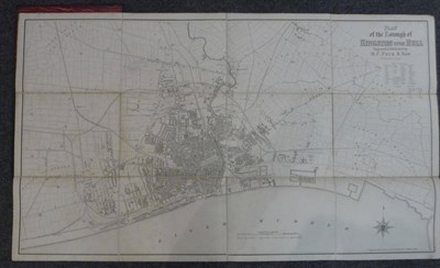 Lot 157 - Peck (M.C.) & Son Plan of the Borough of Kingston upon Hull, 1884, engraved folding plan,...