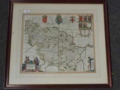 Lot 159 - [Jansson (Joannis)] Ducatus Eboracensis pars Occidentalis, The WestRiding of Yorke Shire, nd.,...