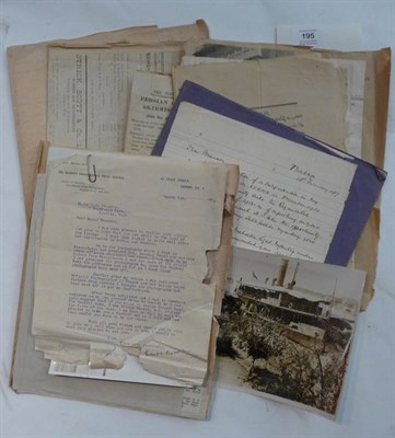 Lot 195 - The Basra Times A small archive, from the family of the founder, Maj. L.H.Branson, including 2...