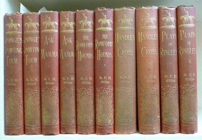 Lot 226 - Surtees (Robert Smith) [Sporting Novels], 1899, 10 vols., M.F.H. edition, royal 8vo., hand-coloured