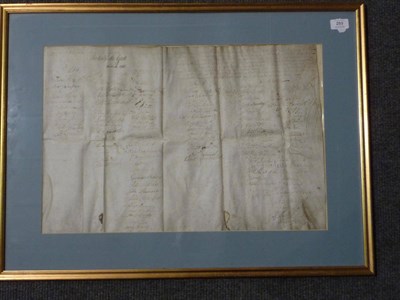 Lot 253 - Oath of Allegiance To His Majesty King George the Third, 1768, decries 'the person who pretended to