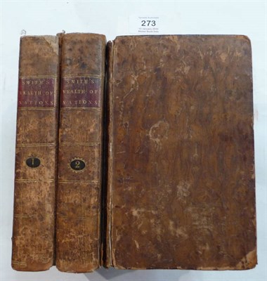 Lot 273 - Smith (Adam) An Inquiry into the Nature and Causes of the Wealth of Nations, 1793, seventh edition