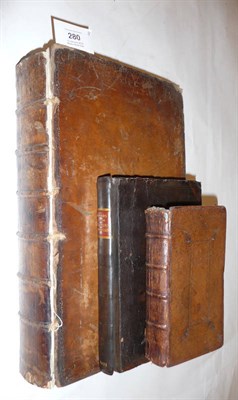 Lot 280 - Watson (William) The Clergy-Man's Law: or the Complete Incumbent .., 1725, folio, contemporary calf