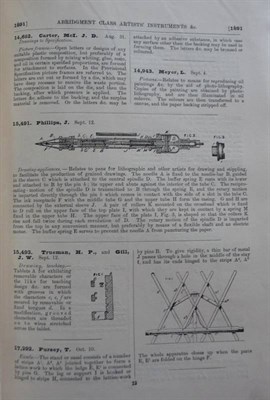 Lot 300 - Patents for Inventions - Abridgements of Specifications Class 11, Artists' Instruments and...