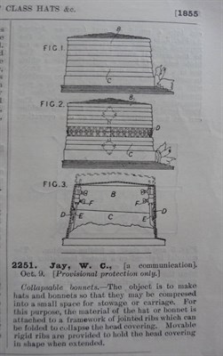 Lot 304 - Patents for Inventions - Abridgements of Specifications Class 17, Boots and Shoes, Period A.D. 1855