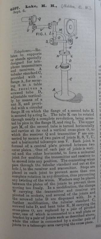 Lot 314 - Patents for Inventions - Abridgements of Specifications Class 40, Electric Telegraphs and...