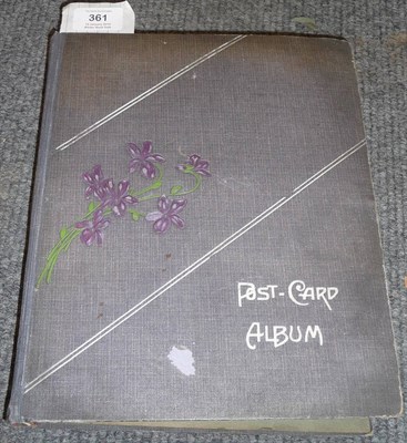 Lot 361 - An Album Containing Two Hundred and Two Edwardian Postcards, with many real photographic cards,...