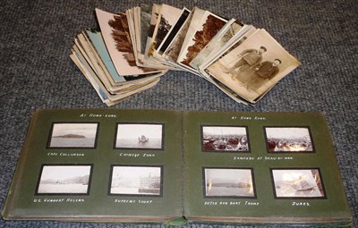 Lot 387 - Eighty Six Pre-War Postcards, including real photo's of bomb damage at Lens, Chinese scenes and...