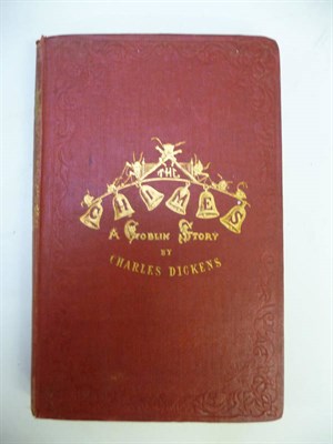 Lot 26 - Dickens (Charles) The Chimes: A Goblin Story, 1845 [1844], first edition, second state engraved...