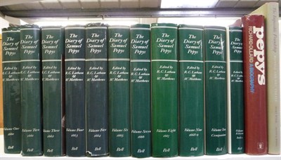 Lot 33 - Pepys (Samuel)   The Diary of Samuel Pepys, 1971-83, 11 vols., edited by Latham and Matthews,...