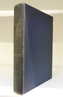 Lot 52 - Lawrence (D.H.) Women In Love, 1920, NY, numbered first edition of 1250 copies,  original cloth...