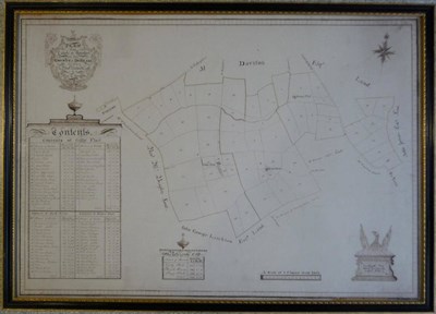 Lot 88 - Armstrong (Mark) Plan of an Estate at Stainton in the County of Durham, belonging to the Rev'd...