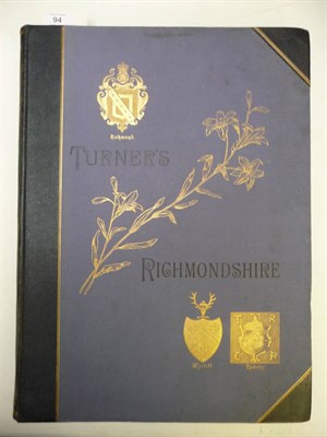 Lot 94 - Turner (J.M.W.) & Hunt (Mrs Alfred) Richmondshire, nd., folio, numbered ltd. India paper edition of