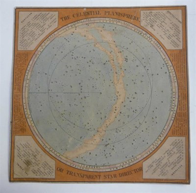 Lot 114 - The Celestial Planisphere or Transparent Star Director, nd., hand-coloured litho., published...