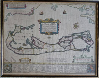 Lot 118 - [Speed (John)] Mappa Aestivarum Insularum alias Bermudas ... A Mapp of the Sommer Ilands once...