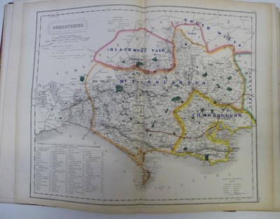 Lot 139 - Walker (J. & C.) Hobson's Fox-Hunting Atlas, nd., folio, 42 double page hand-coloured maps,...