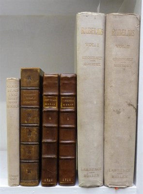 Lot 171 - Rabelais (Francis) (edit. by Thomas Urquhart & Peter Antony Motteux), Five Books of the Lives,...