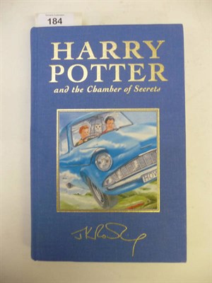 Lot 184 - Rowling (J.K.) Harry Potter and the Chamber of Secrets, 1999, Bloomsbury de-luxe edition, first...