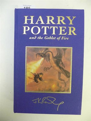 Lot 185 - Rowling (J.K.) Harry Potter and the Goblet of Fire, 2000, Bloomsbury de-luxe edition, first...