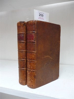 Lot 209 - Fielding (Henry) Amelia, 1775, 2 vols., contemporary sheep (vol 2 lacking half-title)