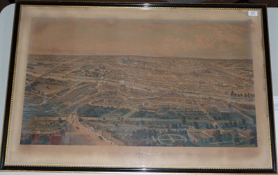 Lot 214 - Whittock (N[athaniel]) Bird's Eye View of the City of York, nd. [1858], first edition,...