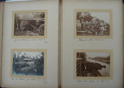 Lot 233 - An Album of Photographs Relating to Oil Drilling in Digboi, Assam, North East India by The...