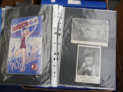 Lot 254 - Liverpool Theatres A large quantity of theatre and dancing programmes, postcards, including...