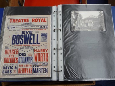 Lot 257 - Provincial Theatres A large quantity of theatre programmes, playbills, postcards, including...