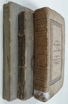 Lot 11 - Guides Guida del Forestiere per La Citta di Bologna, 1826, engraved plates (some folding), original