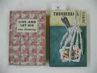 Lot 46 - Fleming (Ian) Thunderball, 1961, Cape, first edition, black/brown cloth, blindstamped skeletal hand