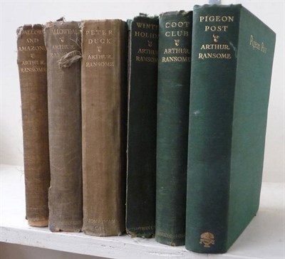 Lot 49 - Ransome (Arthur) Swallows and Amazons, 1930, first edition; id., Swallowdale, 1932, 2nd...