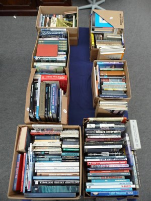 Lot 77 - Maritime History A large quantity of Naval/Shipping books, in 8 boxes