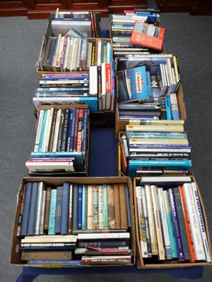 Lot 81 - Maritime History A large quantity of Naval/Shipping books in 9 boxes