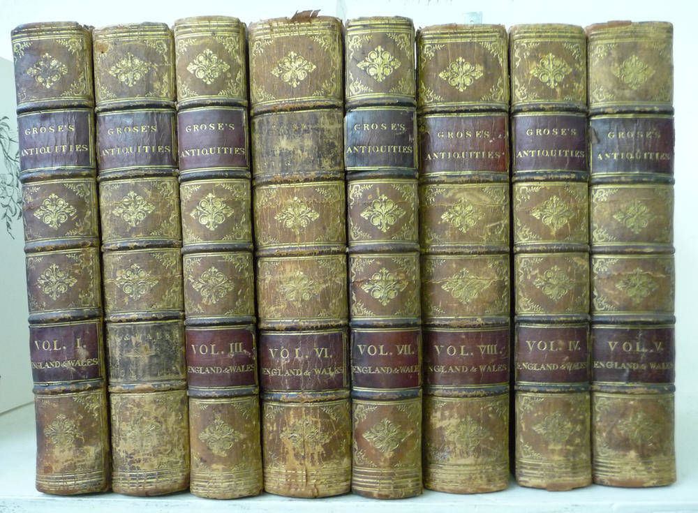 Lot 98 - Grose (Francis) The Antiquities of England and Wales, nd. & 1785-97, 8 vols., 4to., large...