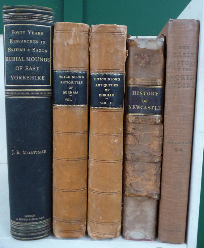 Lot 108 - Hutchinson (William) The History and Antiquities of the County Palatine of Durham, 1785-7, 2 vols.