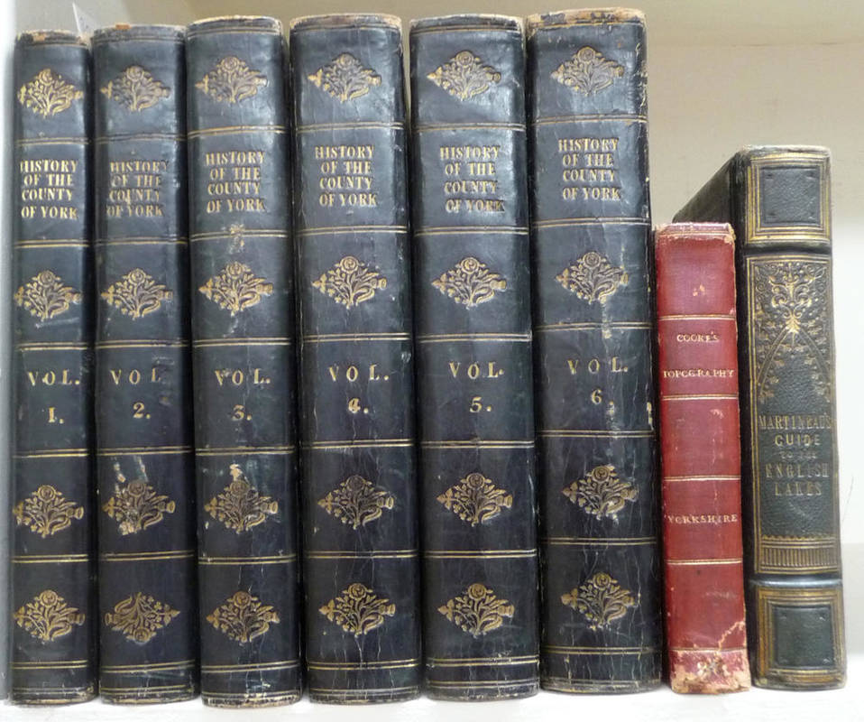 Lot 116 - Allen (Thomas) A New and Complete History of the County of York, 1828-32, 6 vols., engraved...