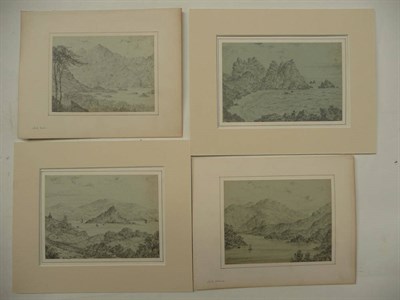 Lot 123 - Original Artwork 27 topographical pencil sketches, nd [c1860], Scotland, Cornwall and Devon, approx