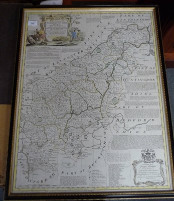 Lot 140 - Bowen (Eman.)  An Accurate Map of Northampton Shire Divided into its Hundreds, nd.,...