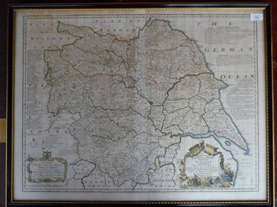 Lot 142 - Bowen (Eman.) An Accurate Map of the County of York Divided into its Ridings .., nd., hand-coloured