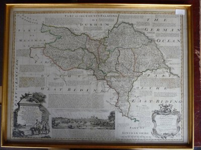 Lot 144 - Bowen (Eman.) An Accurate Map of the North Riding of York Shire, Dvided into its Wapontakes ..,...