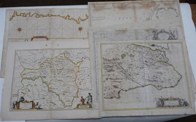 Lot 154 - Jansson (J.),  Radnoriensis Comitatus vulgo The County of Radnor, nd.,  [c1646], hand-coloured map