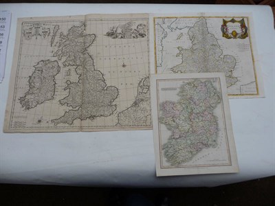 Lot 155 - de Wit (Frederick)  Nova Totius Angliae, Scotiae et Hiberniae, nd., engraved map, 479mm x...