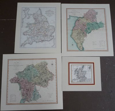 Lot 164 - Smith (C.) A New Map of the County of Cumberland, Divided into Wards, 1801, hand-coloured,...