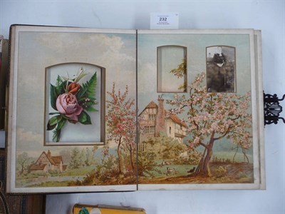 Lot 232 - Musical Photograph Album  The Arborial Album containing 12 Illuminations, nd., 4to. 19th...