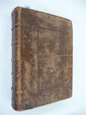 Lot 239 - Geneva Bible in English The Bible and Holy Scriptures Conteined in The Olde and Newe Testament...