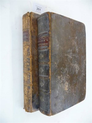 Lot 261 - Saunderson [Nicholas] Select Parts of Professor Saunderson's Elements of Algebra .., 1771, 2...