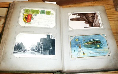 Lot 303 - An Album Containing Two Hundred and Twenty Eight Mixed Pre-War Cards, including topography, Craster