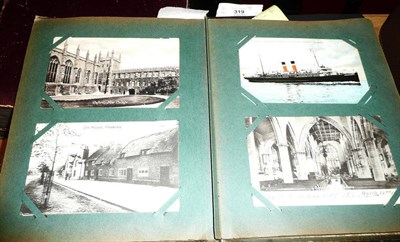 Lot 319 - Two Albums of Mainly Topographical Cards, including a quantity of real photographs of Maidstone and